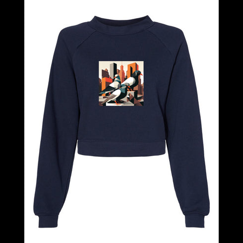 Geometric Pigeons Bella canvas hoodie 7505